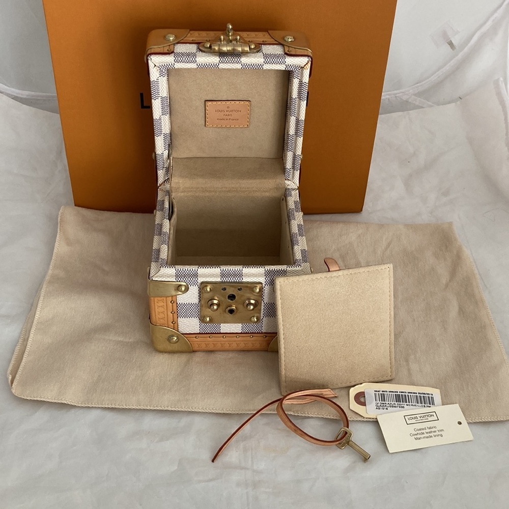 LOUIS Vuitton Damier Azur Coffret Merveilles PM